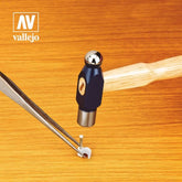 Vallejo - Pinzetta in Acciaio Inossidabile con Punta Dritta (175 mm)